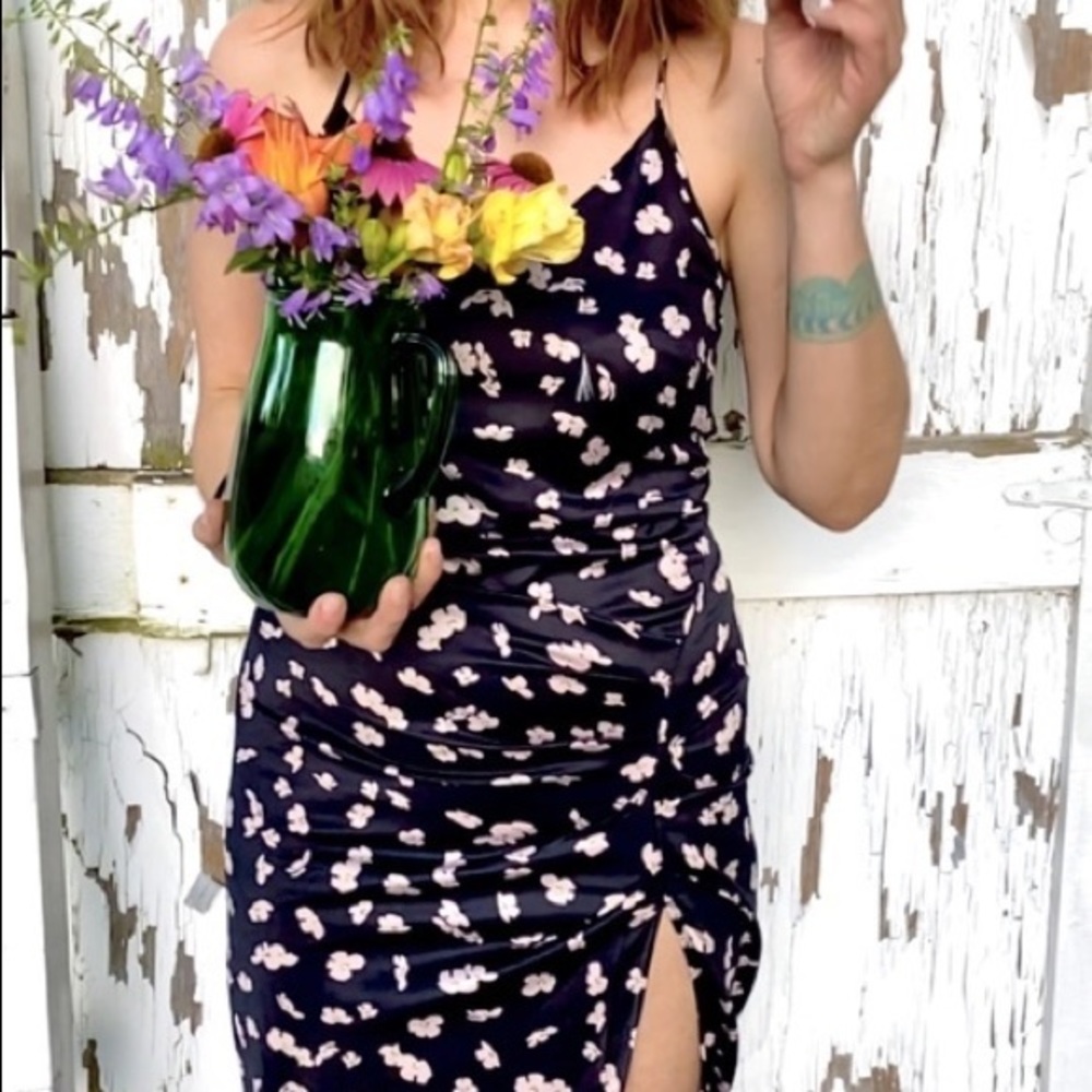 silk dress